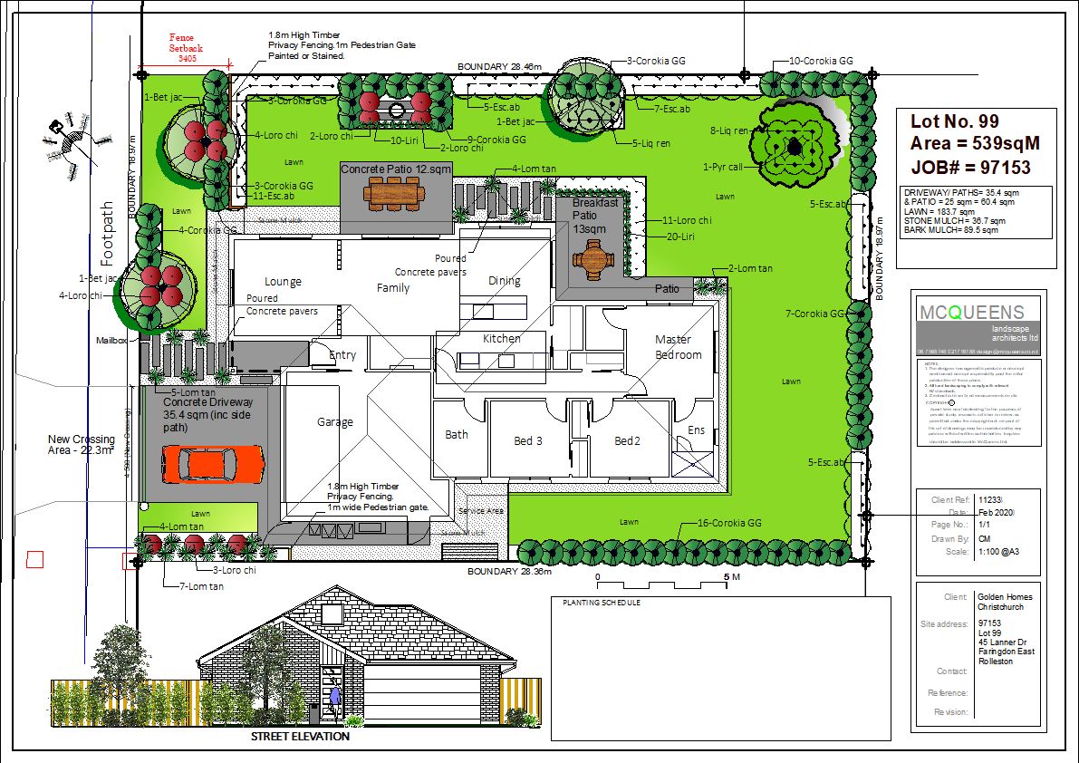 Full Landscape Plans