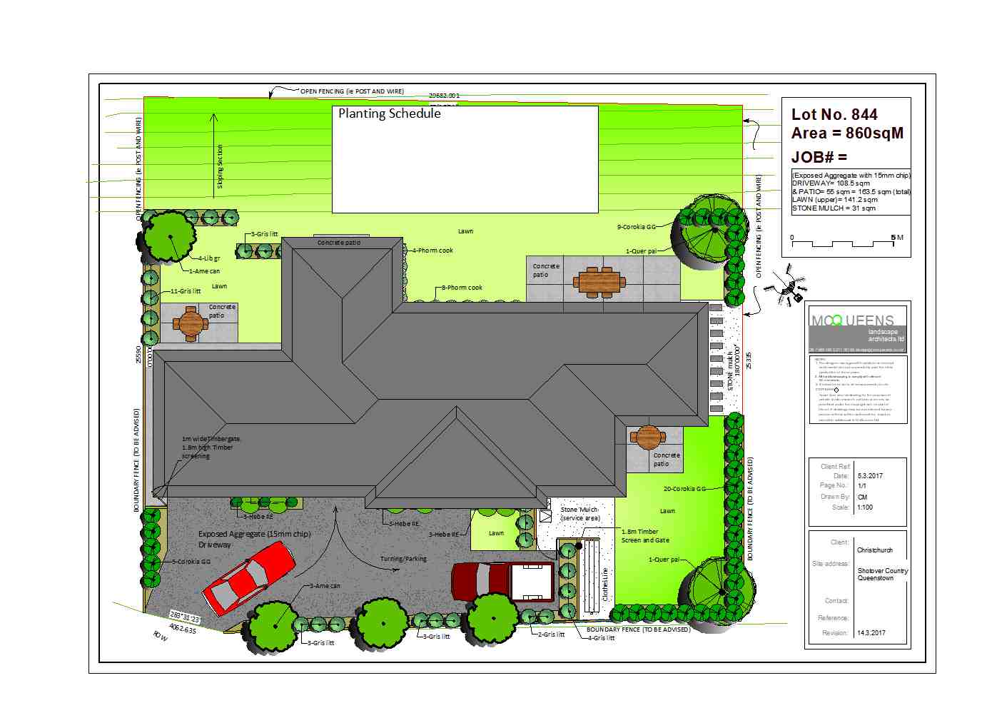 Landscape Plans for New Builds